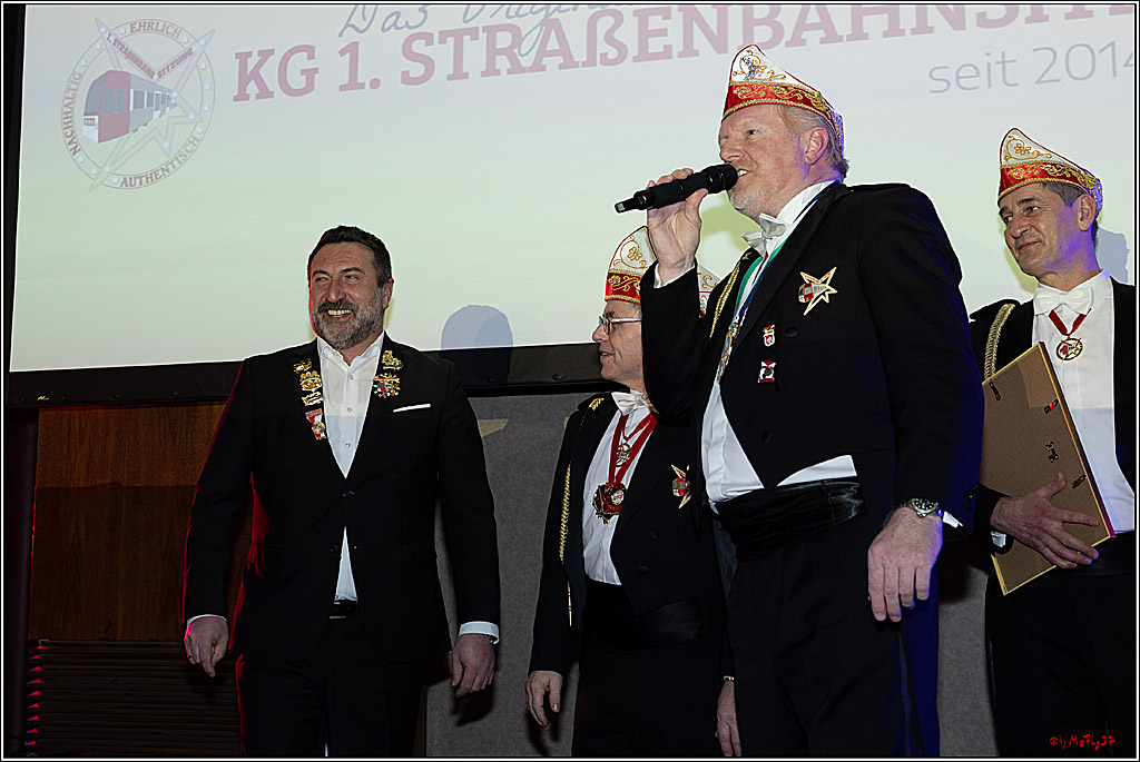 1. Straßenbahnsitzung Hofburg; Koeln, 21.01.2023