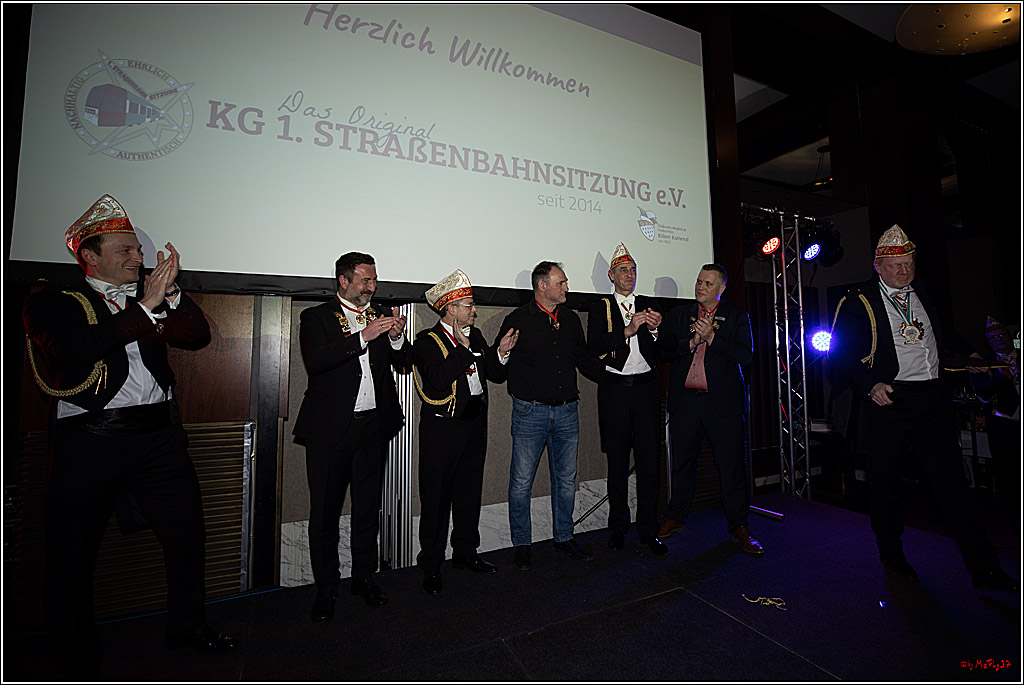 1. Straßenbahnsitzung Hofburg; Koeln, 21.01.2023