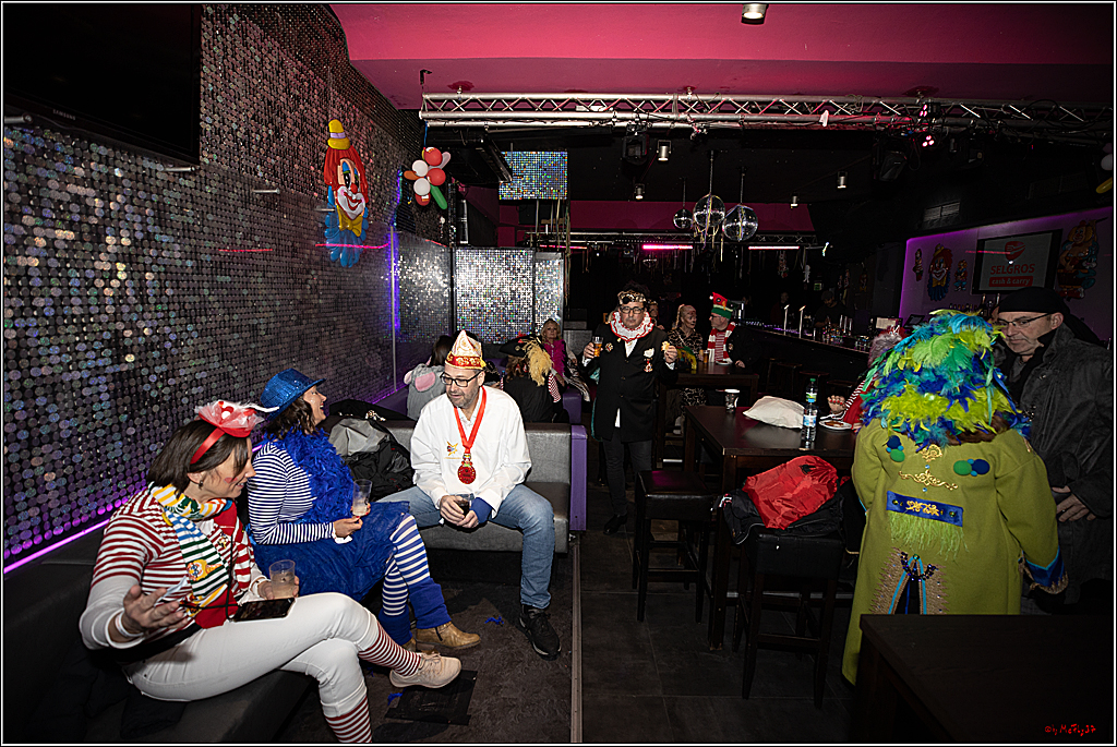 1.Stassenbahnsitzung Rosenmontagszug 2023 - Club Einundfünfzig; Koeln, 20.02.2023