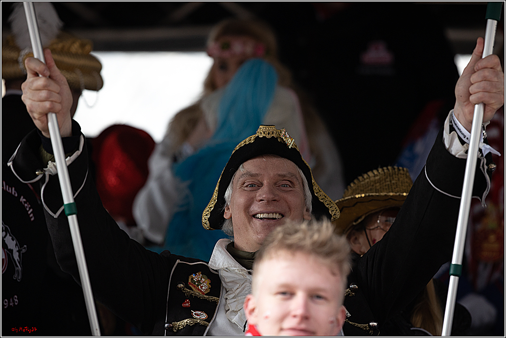 1.Stassenbahnsitzung Rosenmontagszug 2023 - Club Einundfünfzig; Koeln, 20.02.2023