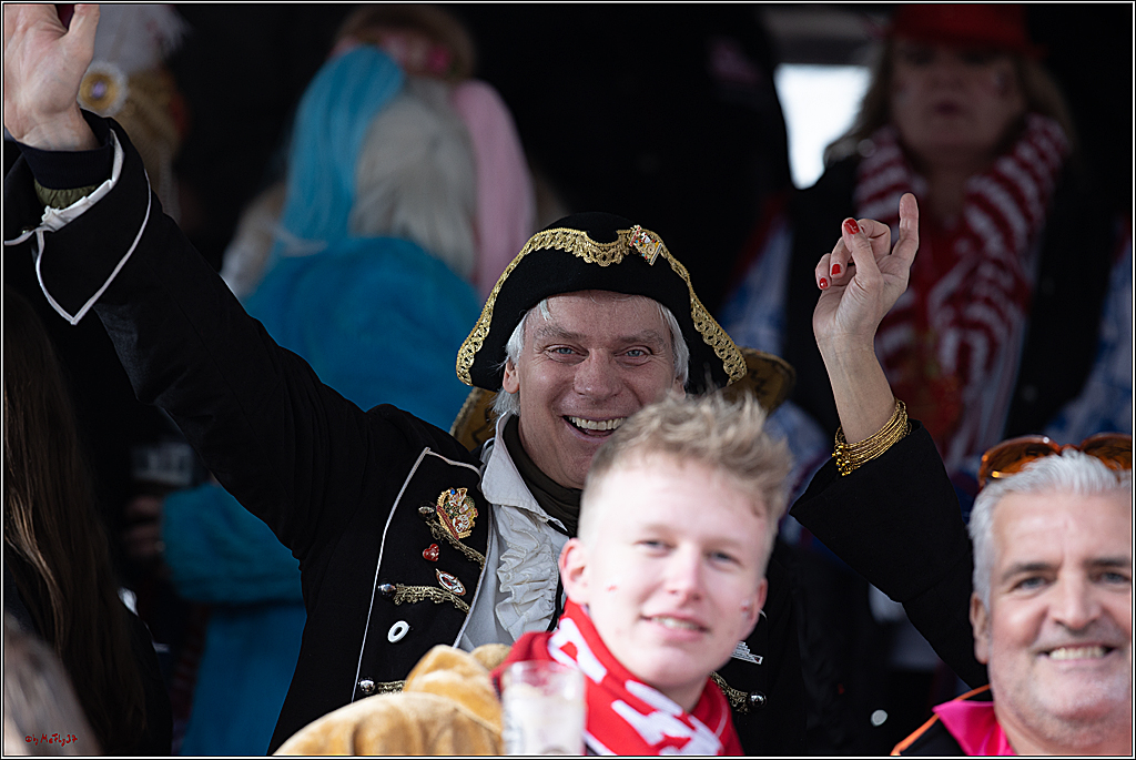 1.Stassenbahnsitzung Rosenmontagszug 2023 - Club Einundfünfzig; Koeln, 20.02.2023