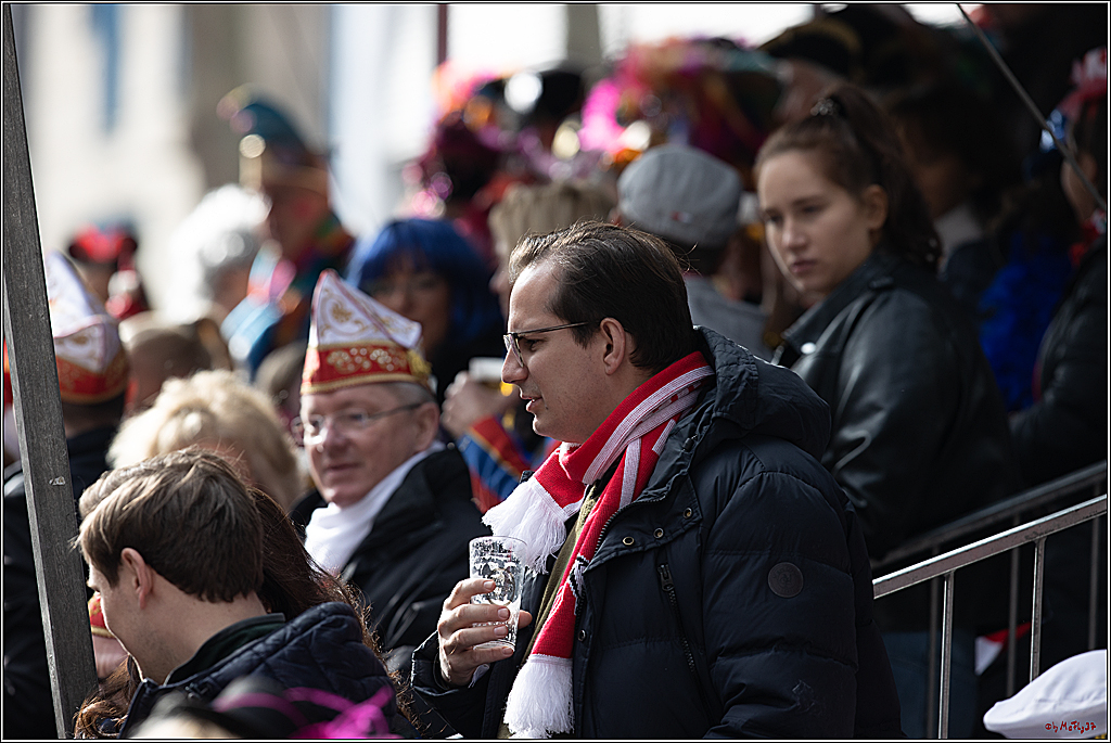 1.Stassenbahnsitzung Rosenmontagszug 2023 - Club Einundfünfzig; Koeln, 20.02.2023