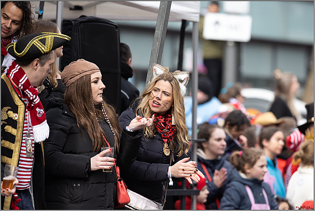 1.Stassenbahnsitzung Rosenmontagszug 2023 - Club Einundfünfzig; Koeln, 20.02.2023