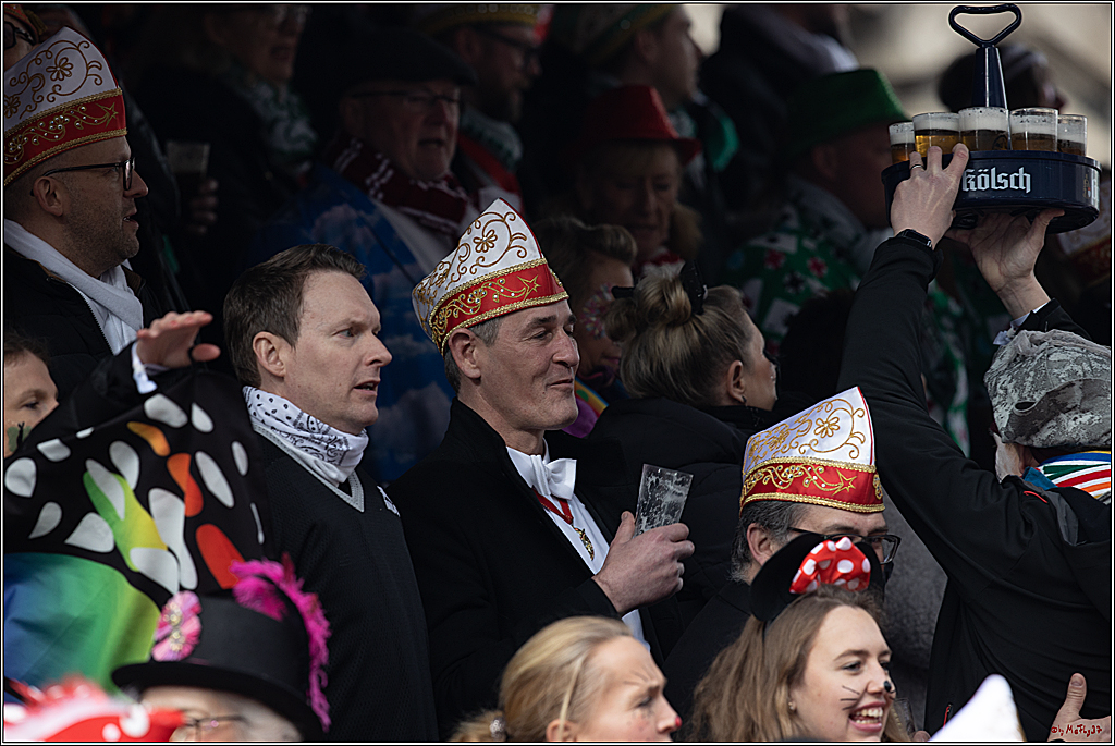 1.Stassenbahnsitzung Rosenmontagszug 2023 - Club Einundfünfzig; Koeln, 20.02.2023