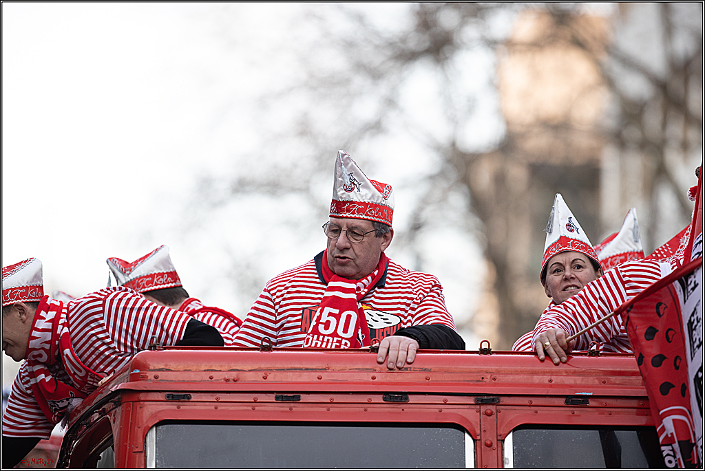 1.Stassenbahnsitzung Rosenmontagszug 2023 - Club Einundfünfzig; Koeln, 20.02.2023