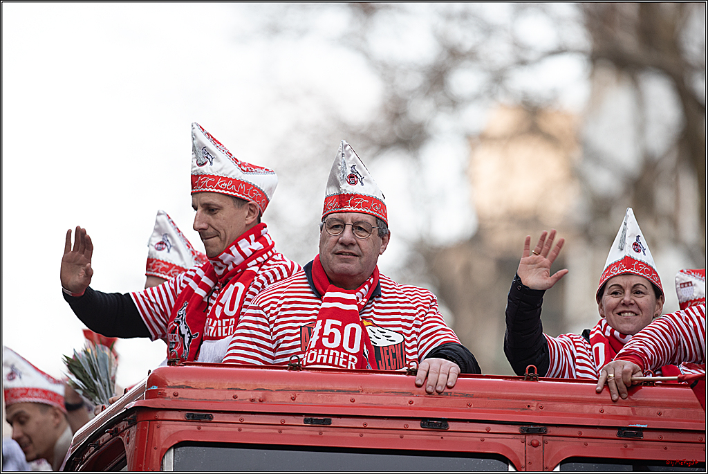 1.Stassenbahnsitzung Rosenmontagszug 2023 - Club Einundfünfzig; Koeln, 20.02.2023