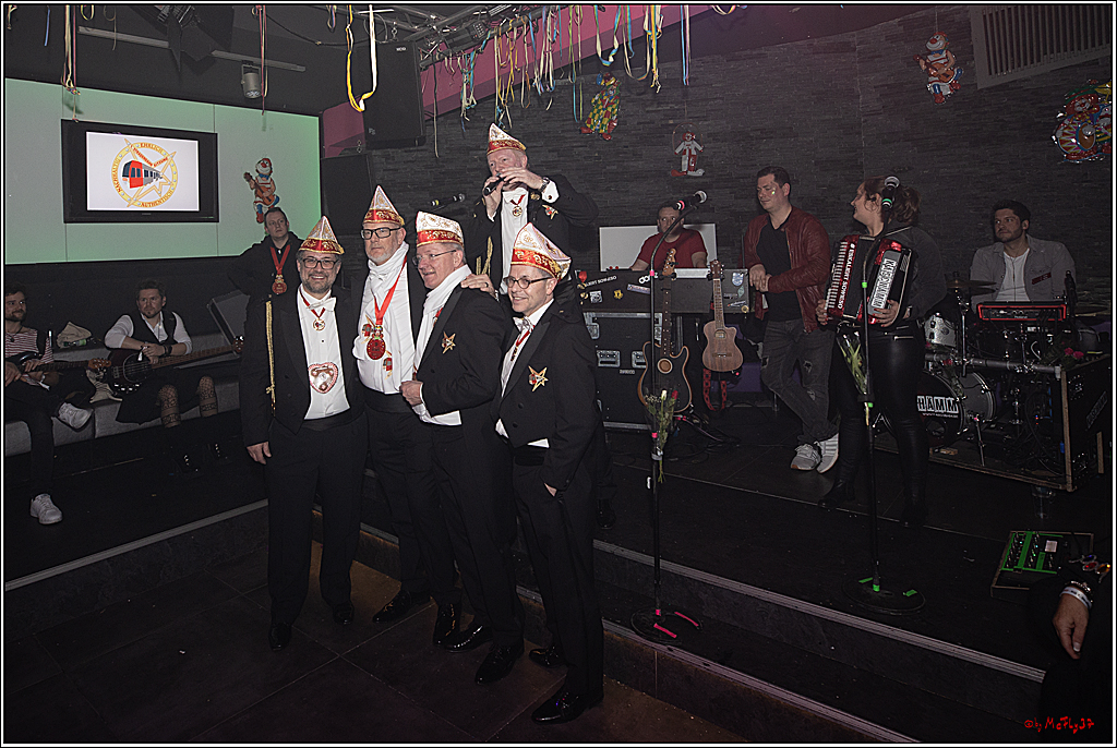 1.Stassenbahnsitzung Rosenmontagszug 2023 - Club Einundfünfzig; Koeln, 20.02.2023