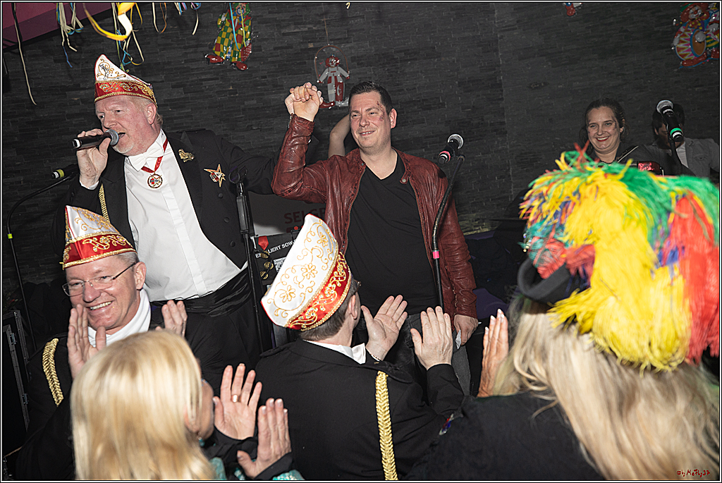 1.Stassenbahnsitzung Rosenmontagszug 2023 - Club Einundfünfzig; Koeln, 20.02.2023