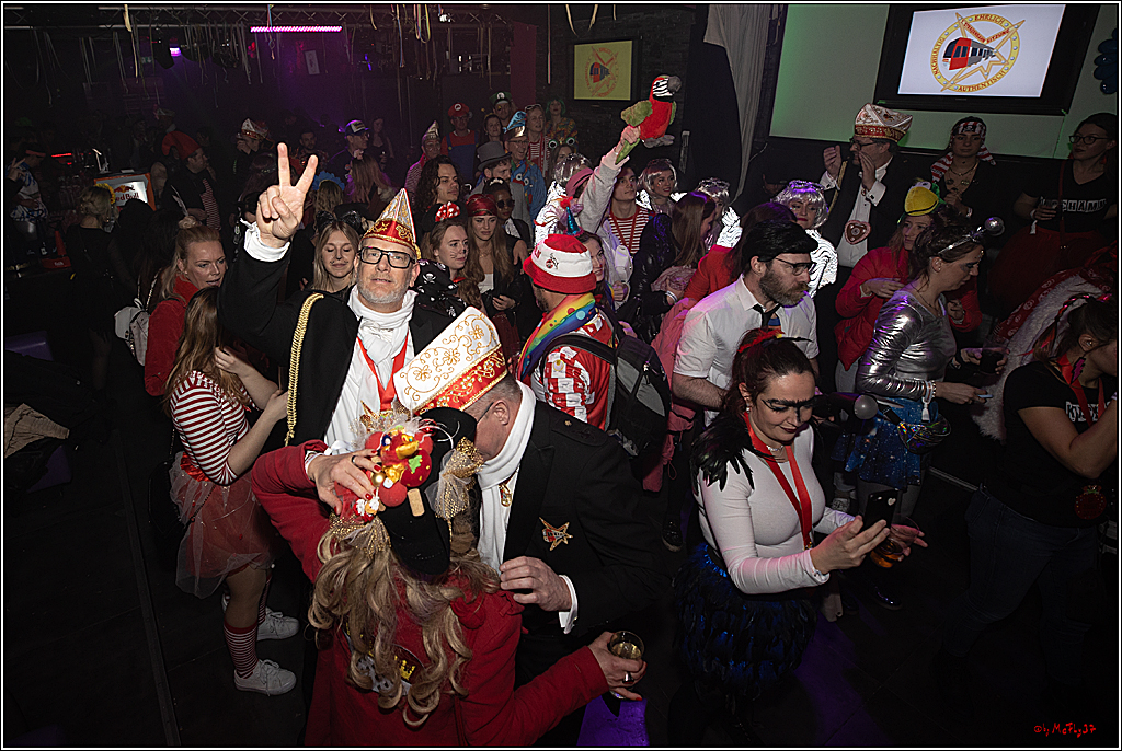 1.Stassenbahnsitzung Rosenmontagszug 2023 - Club Einundfünfzig; Koeln, 20.02.2023
