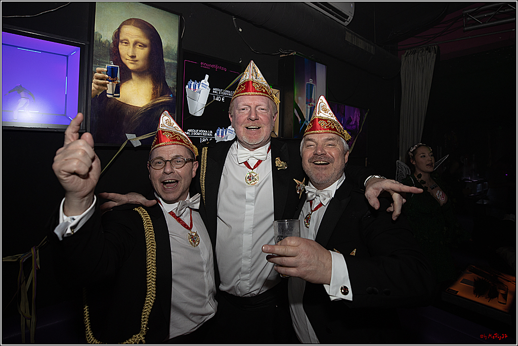 1.Stassenbahnsitzung Rosenmontagszug 2023 - Club Einundfünfzig; Koeln, 20.02.2023