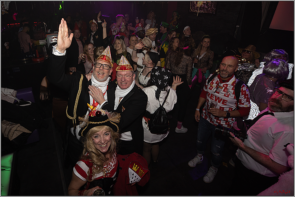 1.Stassenbahnsitzung Rosenmontagszug 2023 - Club Einundfünfzig; Koeln, 20.02.2023