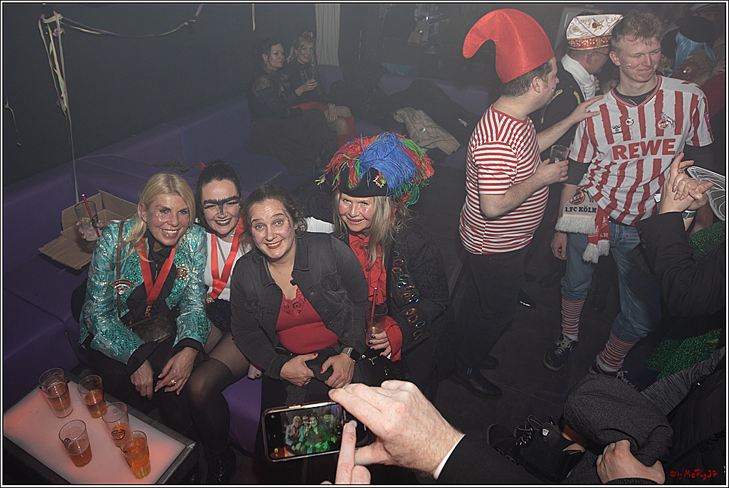 1.Stassenbahnsitzung Rosenmontagszug 2023 - Club Einundfünfzig; Koeln, 20.02.2023