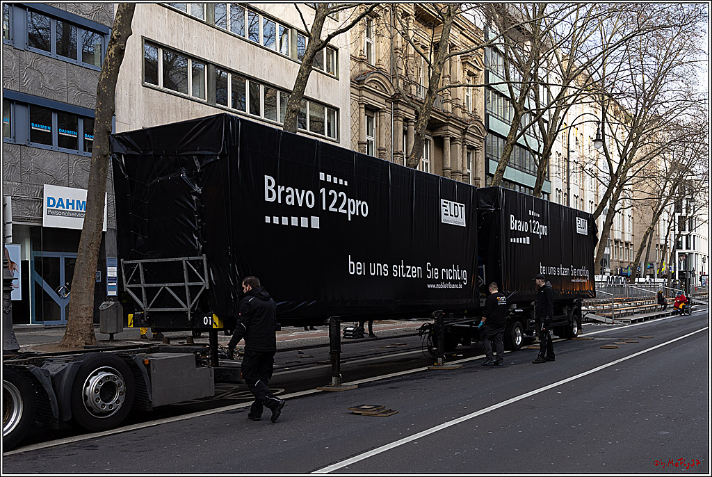 1.Stassenbahnsitzung Rosenmontagszug 2023 - Club Einundfünfzig; Koeln, 20.02.2023