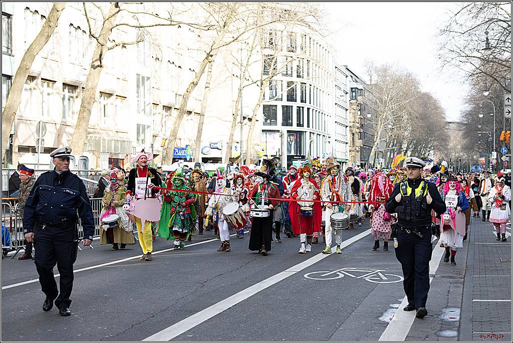 1.Stassenbahnsitzung Rosenmontagszug 2023 - Club Einundfünfzig; Koeln, 20.02.2023