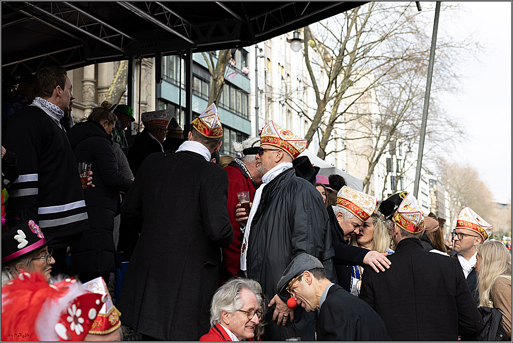 1.Stassenbahnsitzung Rosenmontagszug 2023 - Club Einundfünfzig; Koeln, 20.02.2023