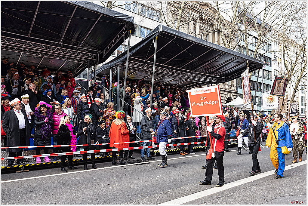1.Stassenbahnsitzung Rosenmontagszug 2023 - Club Einundfünfzig; Koeln, 20.02.2023
