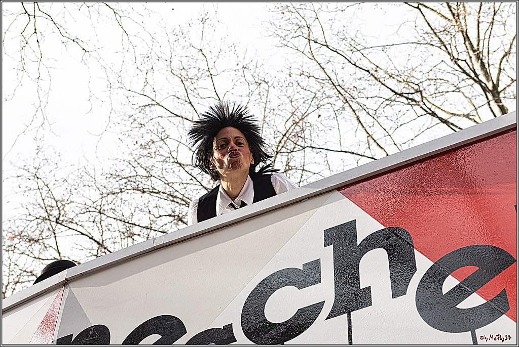 1.Stassenbahnsitzung Rosenmontagszug 2023 - Club Einundfünfzig; Koeln, 20.02.2023