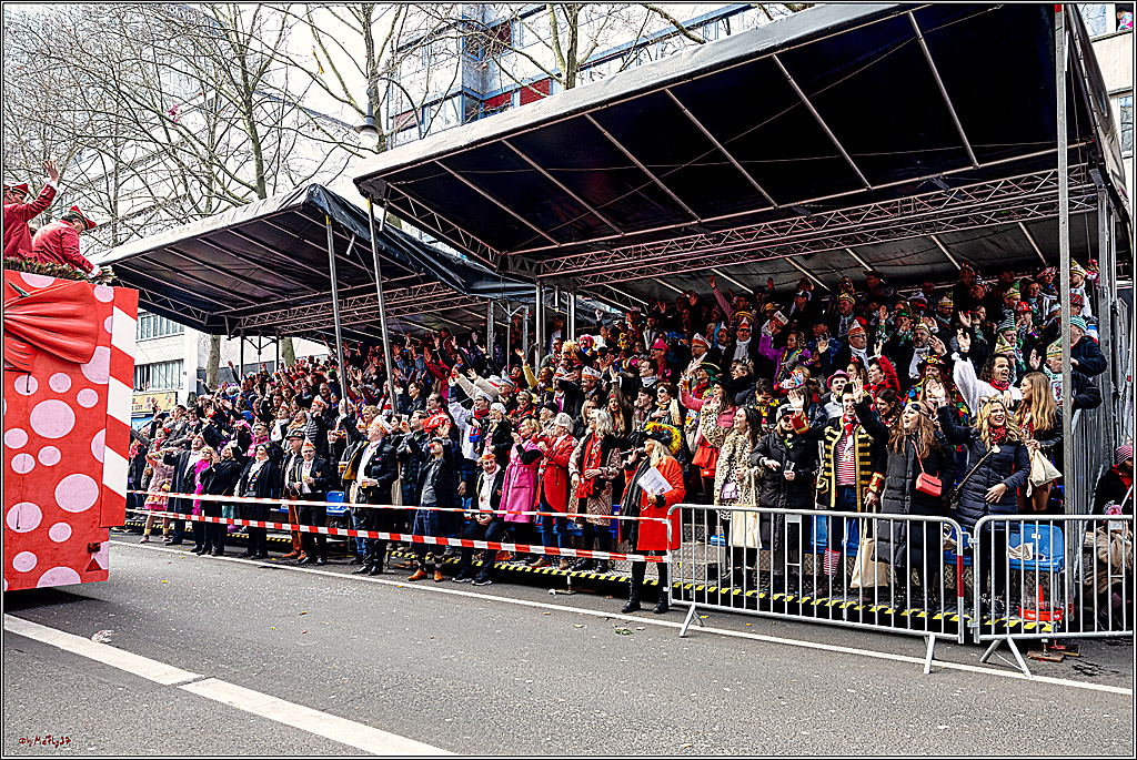 1.Stassenbahnsitzung Rosenmontagszug 2023 - Club Einundfünfzig; Koeln, 20.02.2023