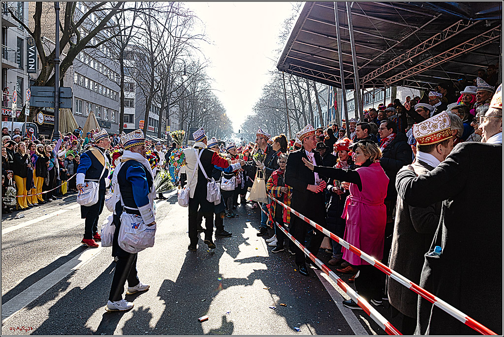 1.Stassenbahnsitzung Rosenmontagszug 2023 - Club Einundfünfzig; Koeln, 20.02.2023