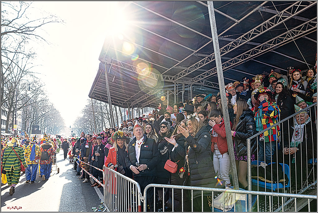 1.Stassenbahnsitzung Rosenmontagszug 2023 - Club Einundfünfzig; Koeln, 20.02.2023