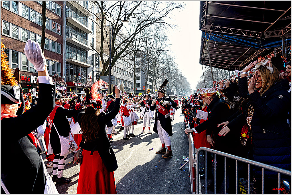 1.Stassenbahnsitzung Rosenmontagszug 2023 - Club Einundfünfzig; Koeln, 20.02.2023