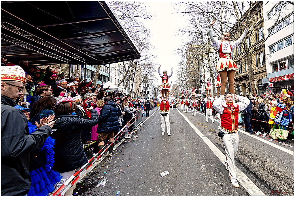 1.Stassenbahnsitzung Rosenmontagszug 2023 - Club Einundfünfzig; Koeln, 20.02.2023