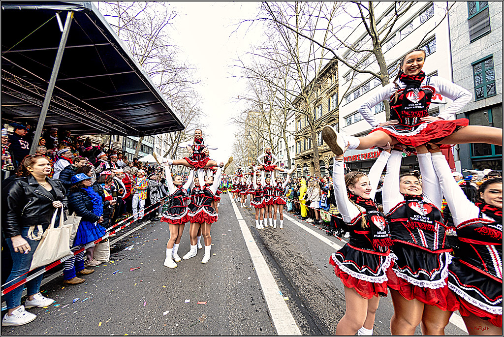 1.Stassenbahnsitzung Rosenmontagszug 2023 - Club Einundfünfzig; Koeln, 20.02.2023