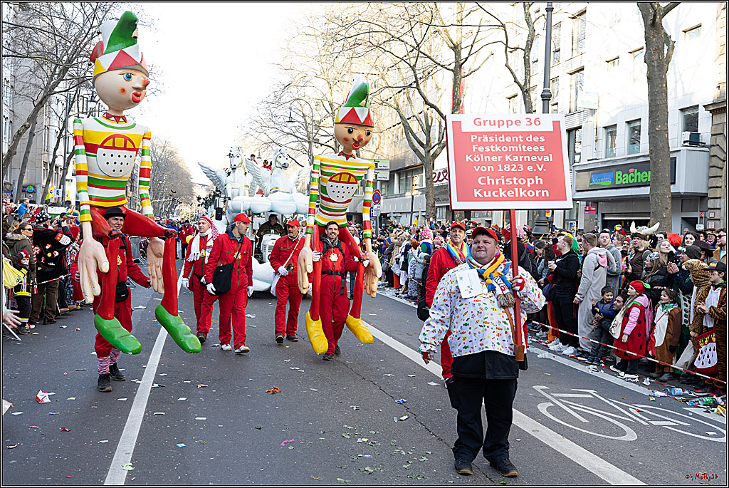 1.Stassenbahnsitzung Rosenmontagszug 2023 - Club Einundfünfzig; Koeln, 20.02.2023