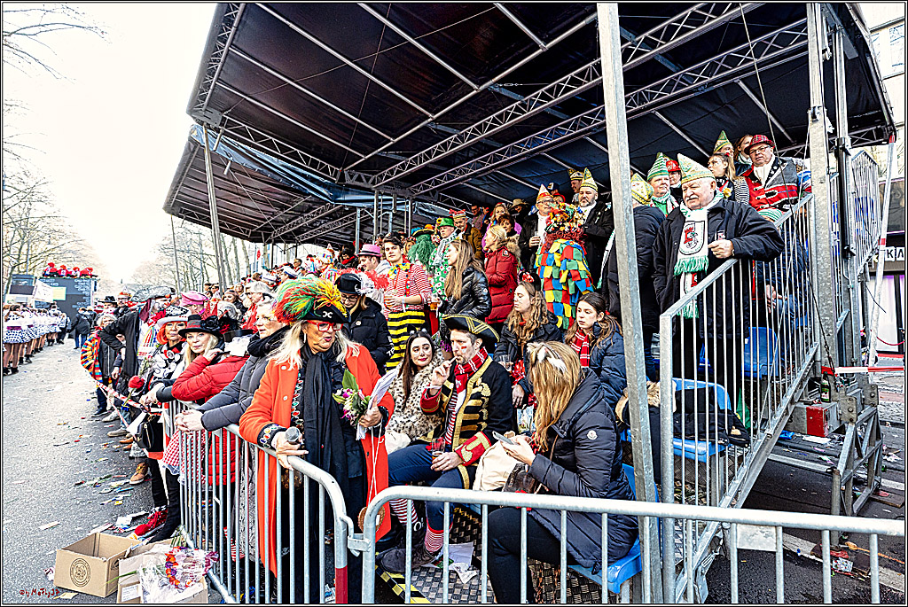 1.Stassenbahnsitzung Rosenmontagszug 2023 - Club Einundfünfzig; Koeln, 20.02.2023