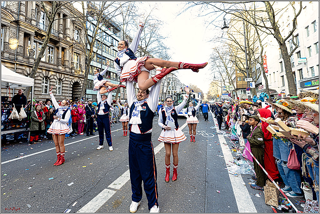 1.Stassenbahnsitzung Rosenmontagszug 2023 - Club Einundfünfzig; Koeln, 20.02.2023