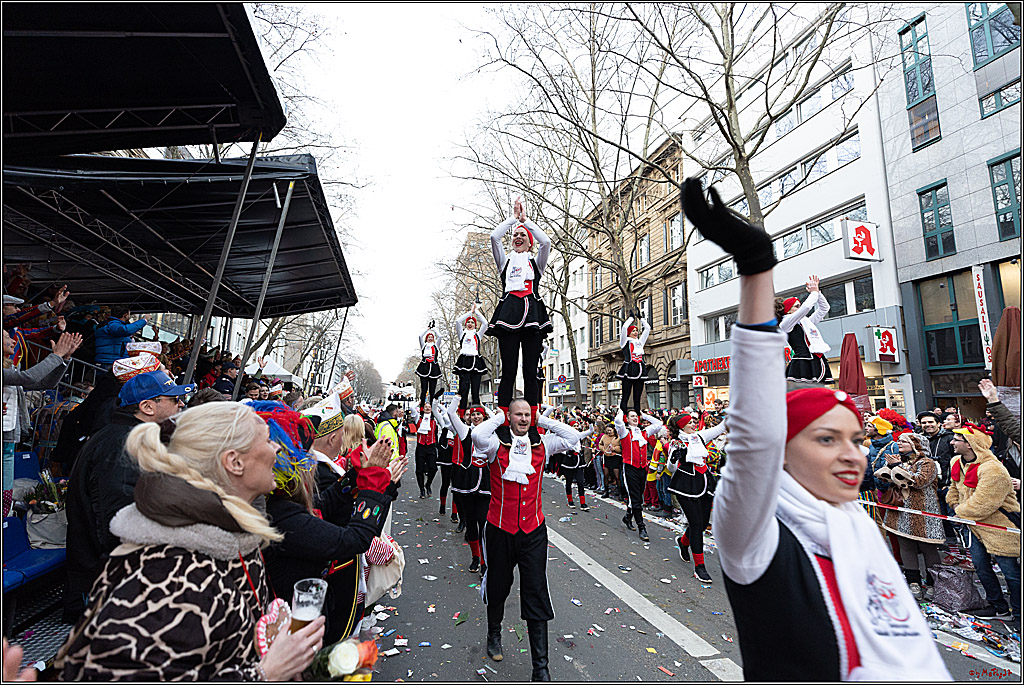 1.Stassenbahnsitzung Rosenmontagszug 2023 - Club Einundfünfzig; Koeln, 20.02.2023