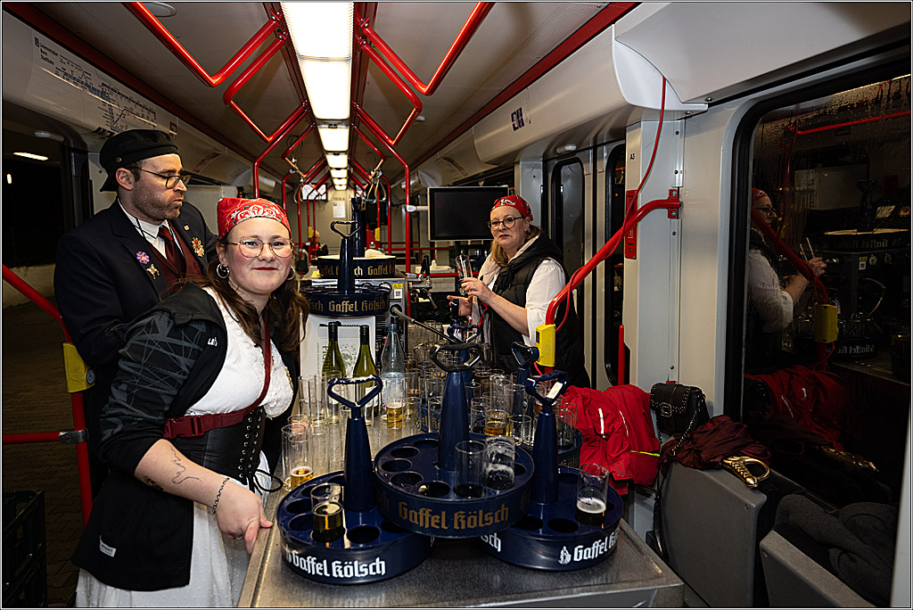 KG 1. Straßenbahnsitzung e.V. - Bahnfahrt; Köln, 01.02.2025