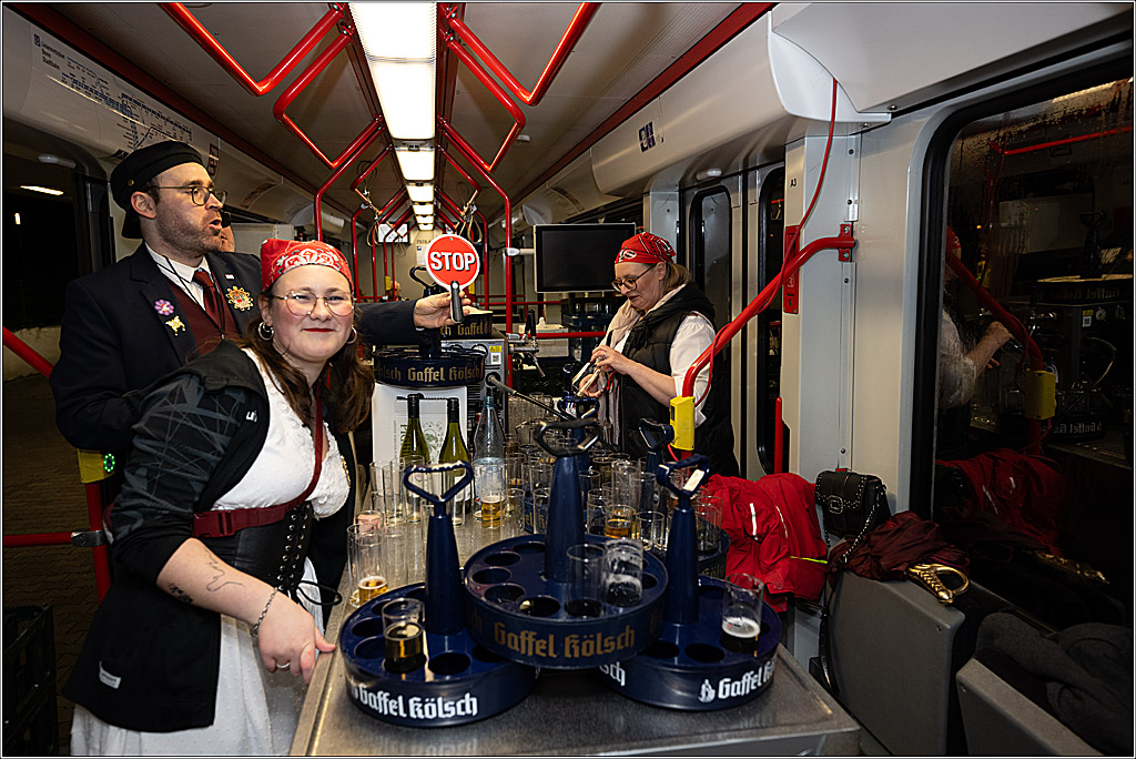 KG 1. Straßenbahnsitzung e.V. - Bahnfahrt; Köln, 01.02.2025