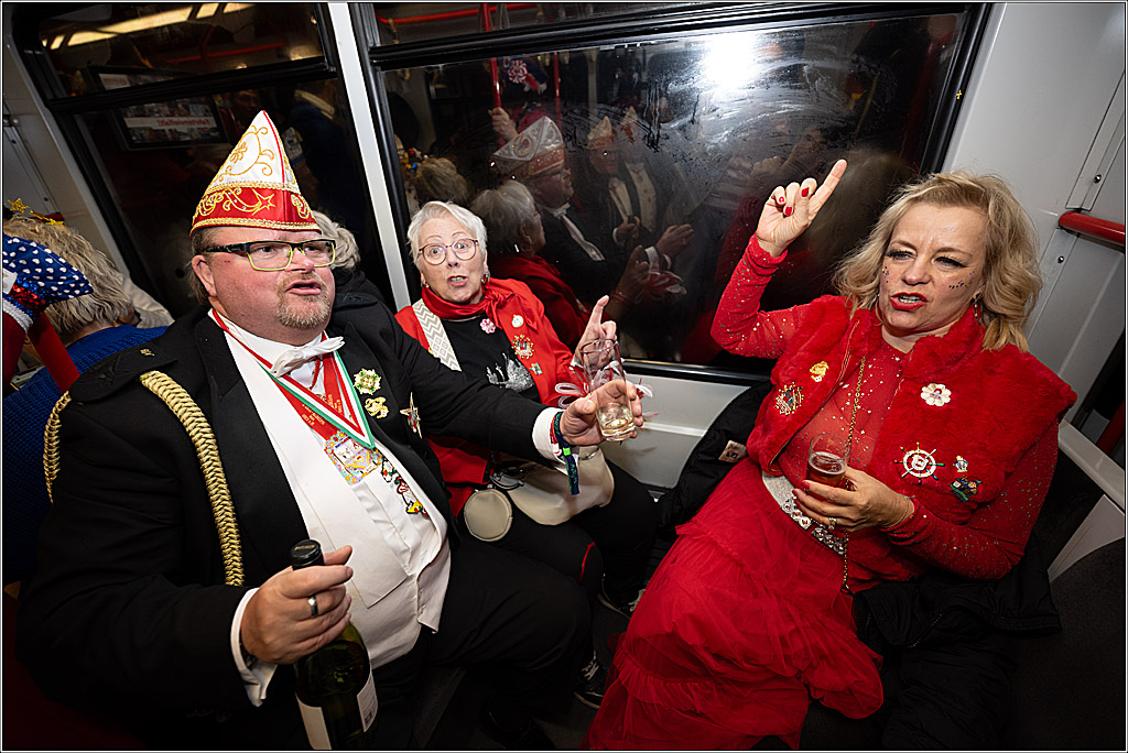 KG 1. Straßenbahnsitzung e.V. - Bahnfahrt; Köln, 01.02.2025
