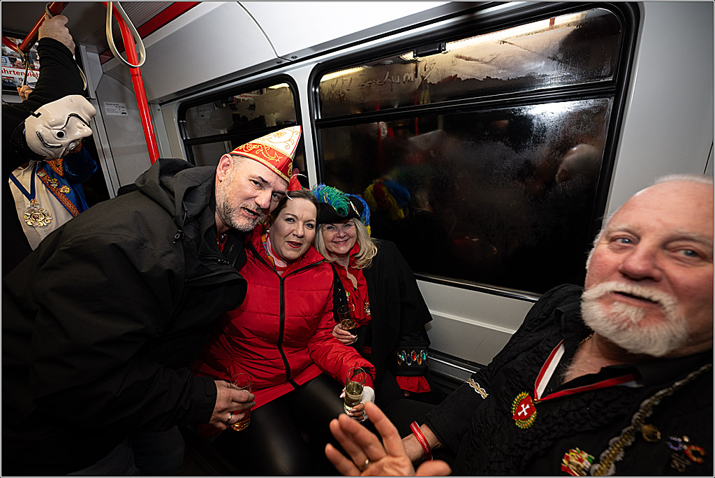 KG 1. Straßenbahnsitzung e.V. - Bahnfahrt; Köln, 01.02.2025