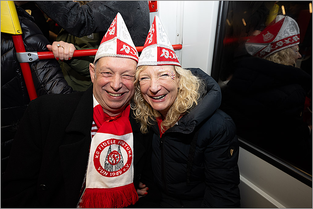 KG 1. Straßenbahnsitzung e.V. - Bahnfahrt; Köln, 01.02.2025