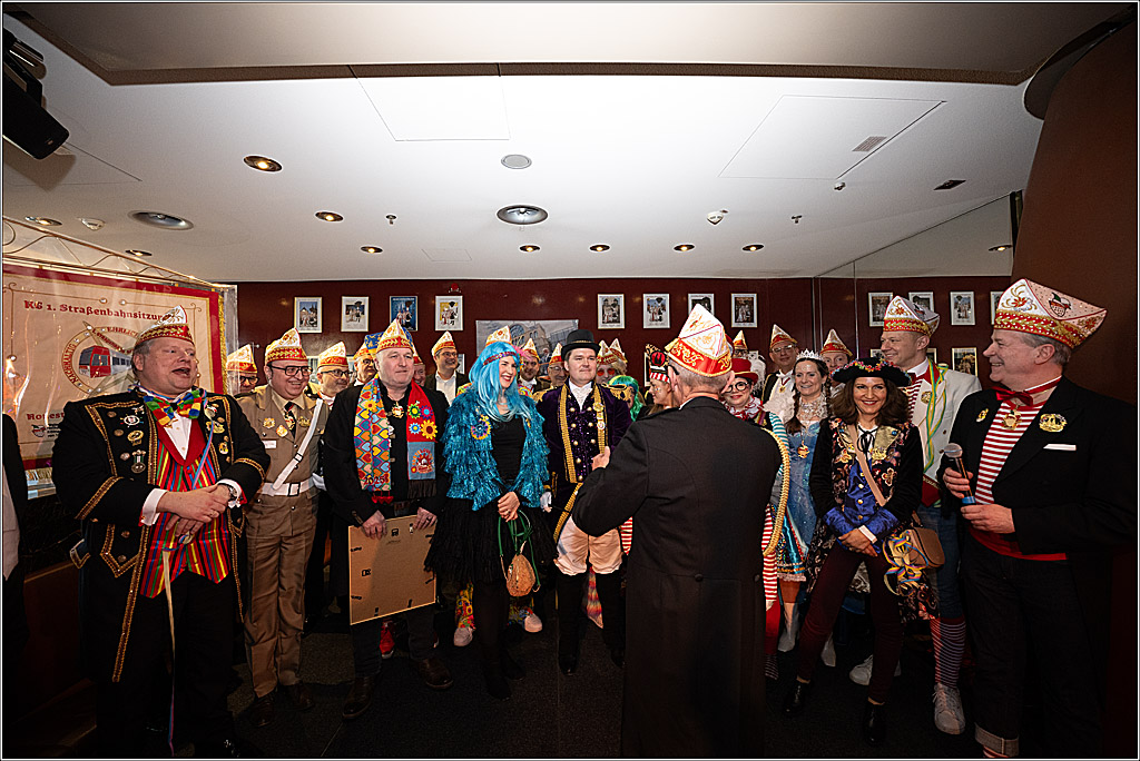 KG 1. Straßenbahnsitzung e.V. - Bahnfahrt; Köln, 01.02.2025