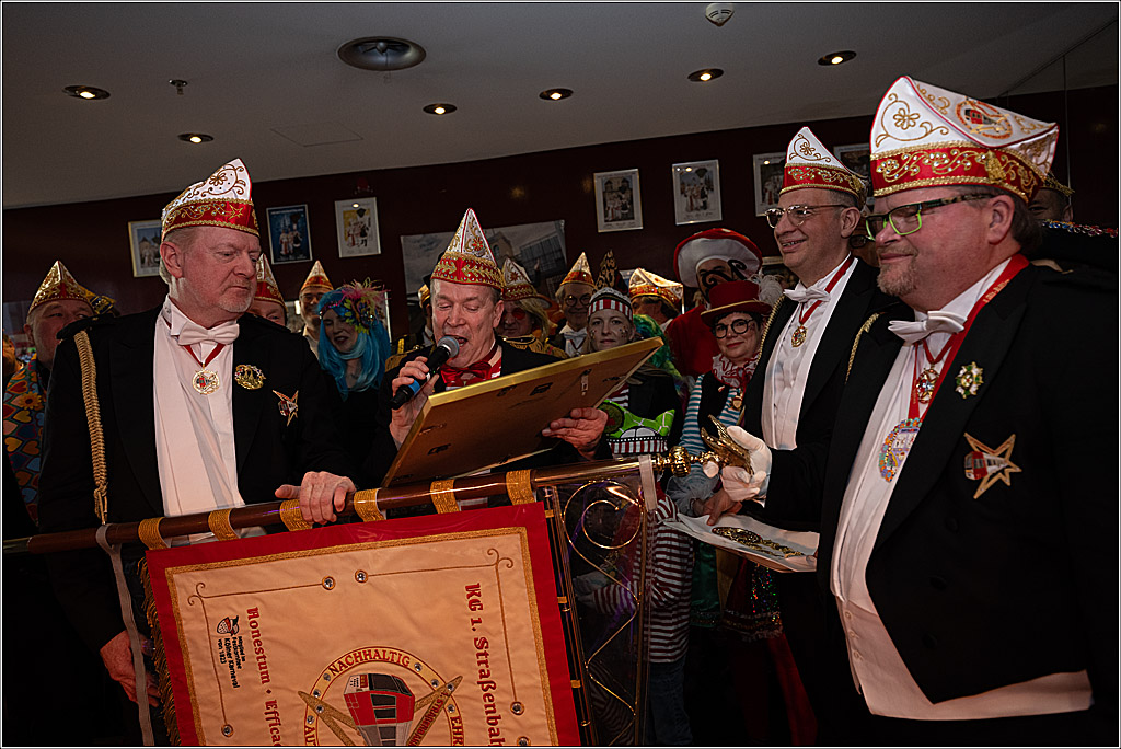 KG 1. Straßenbahnsitzung e.V. - Bahnfahrt; Köln, 01.02.2025