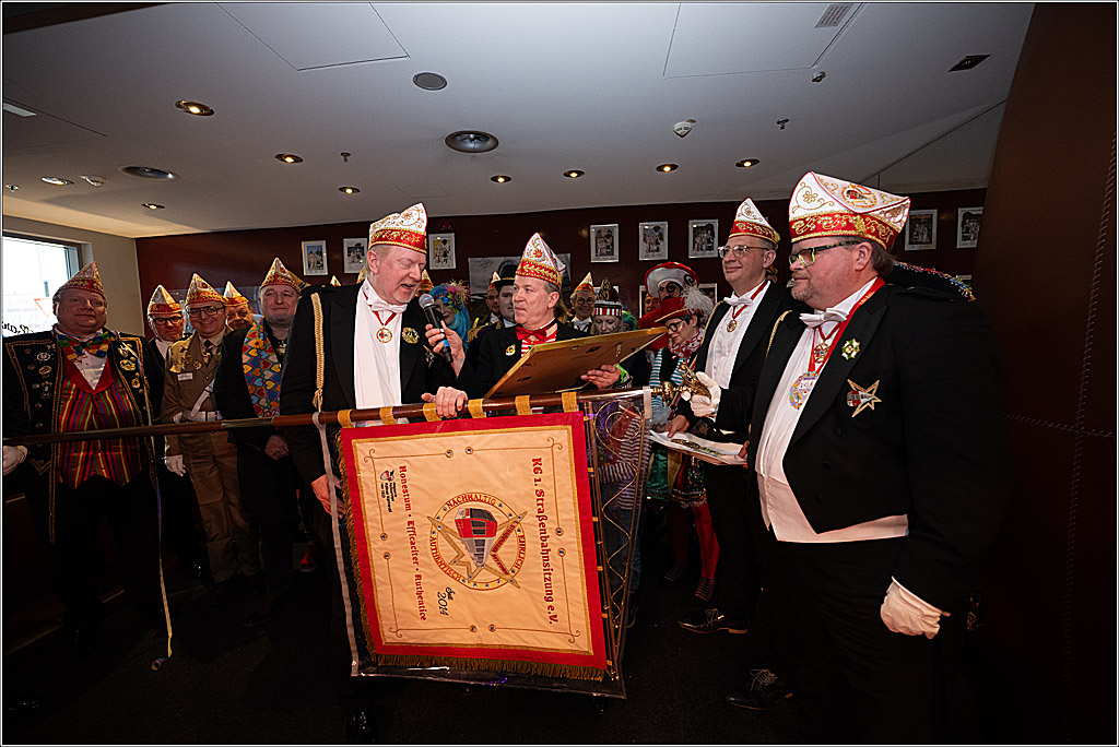 KG 1. Straßenbahnsitzung e.V. - Bahnfahrt; Köln, 01.02.2025