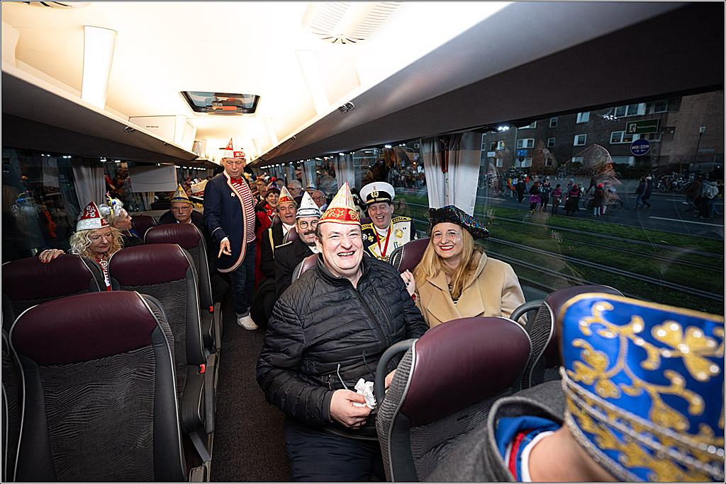 KG 1. Straßenbahnsitzung e.V. - Bahnfahrt; Köln, 01.02.2025