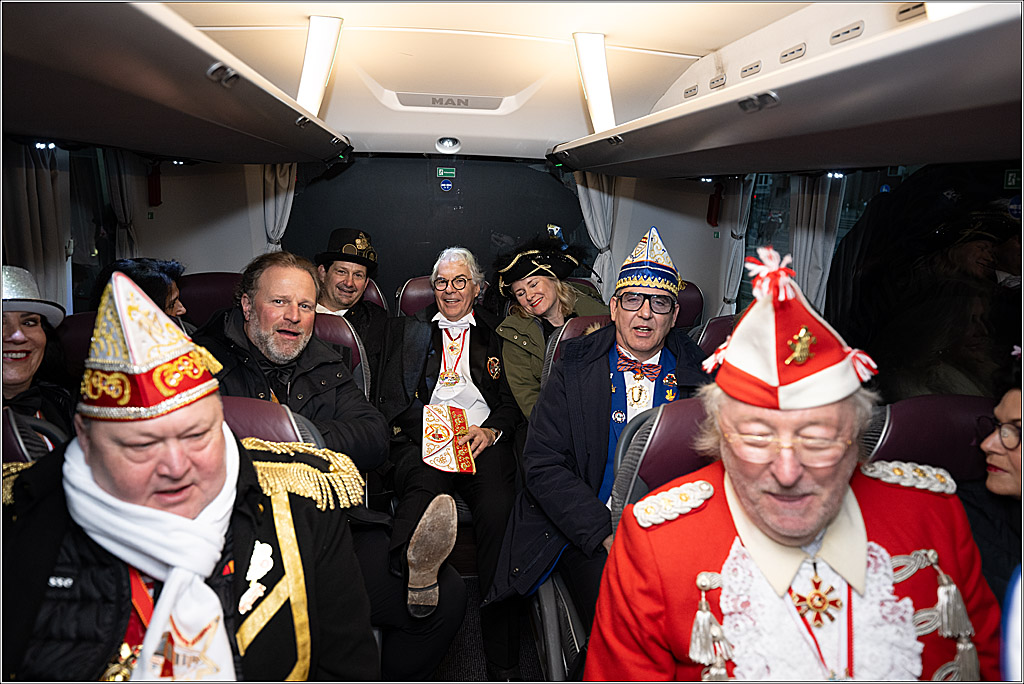 KG 1. Straßenbahnsitzung e.V. - Bahnfahrt; Köln, 01.02.2025
