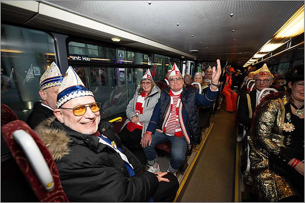KG 1. Straßenbahnsitzung e.V. - Bahnfahrt; Köln, 01.02.2025