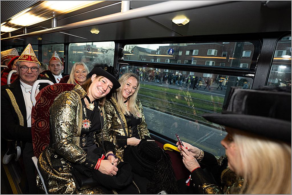 KG 1. Straßenbahnsitzung e.V. - Bahnfahrt; Köln, 01.02.2025