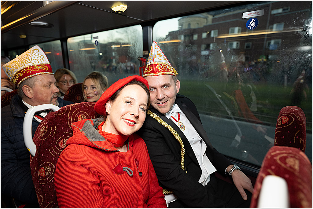 KG 1. Straßenbahnsitzung e.V. - Bahnfahrt; Köln, 01.02.2025