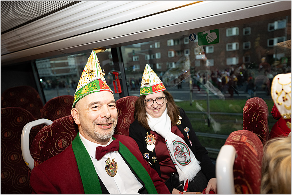 KG 1. Straßenbahnsitzung e.V. - Bahnfahrt; Köln, 01.02.2025