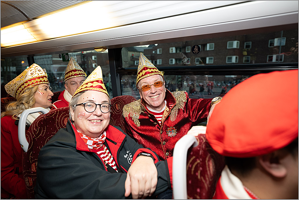 KG 1. Straßenbahnsitzung e.V. - Bahnfahrt; Köln, 01.02.2025