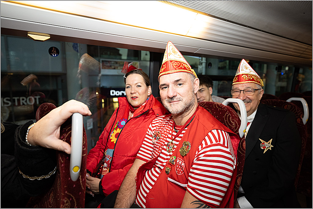 KG 1. Straßenbahnsitzung e.V. - Bahnfahrt; Köln, 01.02.2025