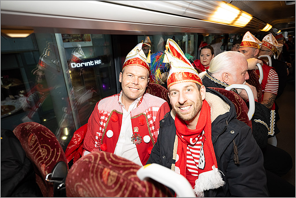 KG 1. Straßenbahnsitzung e.V. - Bahnfahrt; Köln, 01.02.2025