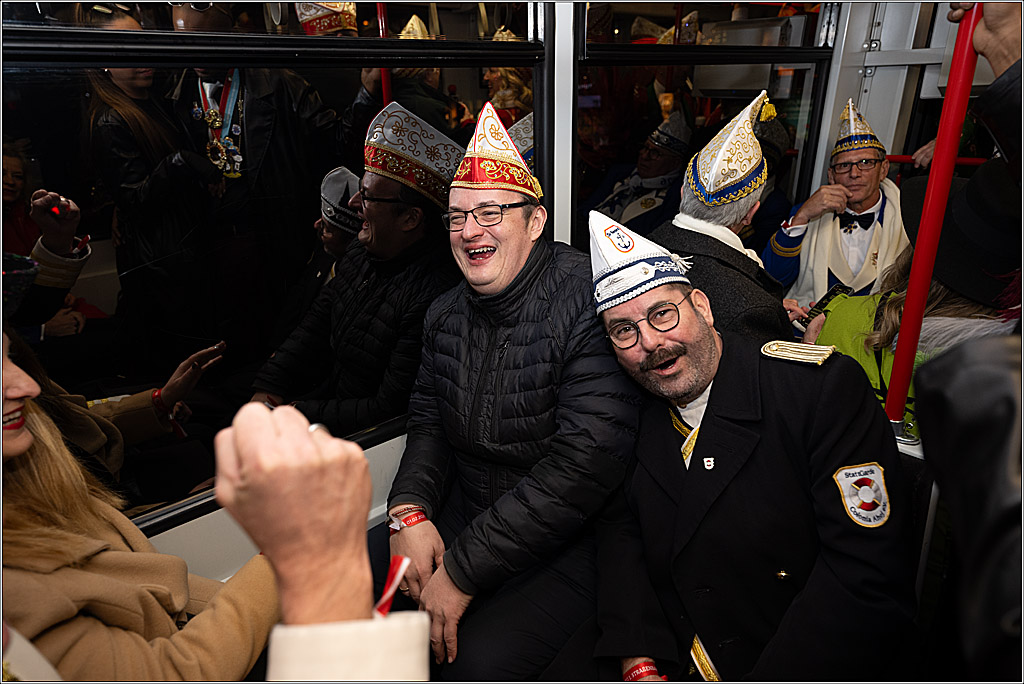KG 1. Straßenbahnsitzung e.V. - Bahnfahrt; Köln, 01.02.2025