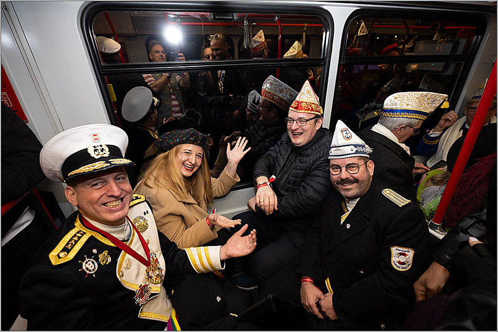 KG 1. Straßenbahnsitzung e.V. - Bahnfahrt; Köln, 01.02.2025